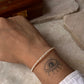 925 sterling silver bracelet with tiny pearls  