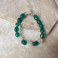 Love & Abundance Rose Quartz Heart & Green Onyx Tumble 925 Sterling Silver Bracelet
