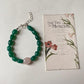 Love & Abundance Rose Quartz & Green Onyx Tumble 925 Sterling Silver Bracelet