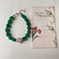Love & Abundance Rose Quartz & Green Onyx Tumble 925 Sterling Silver Bracelet