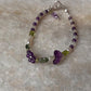 Floral Garden 2 Handcrafted Natural Gemstone 925 Sterling Silver Bracelet