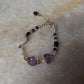 Floral Garden Dream Natural Gemstones Handcrafted Natural 925 Sterling Silver Bracelet