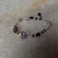 Floral Garden Dream Natural Gemstones Handcrafted Natural 925 Sterling Silver Bracelet