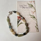 Chunky aquamarine crystal bracelet sterling silver