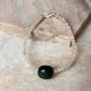 Elegant gemstone bracelet with moonstone and green aventurine  