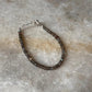 Labradorite 3MM-4MM Faceted Crystal 925 Sterling Silver Bracelet