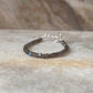Labradorite 3MM-4MM Faceted Crystal 925 Sterling Silver Bracelet