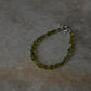 Peridot Oval Crystal 925 Sterling Silver Bracelet