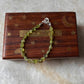 Peridot Oval Crystal 925 Sterling Silver Bracelet