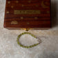 Peridot Oval Crystal 925 Sterling Silver Bracelet