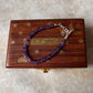 Amethyst Flat 4mm Crystal 925 Sterling Silver Bracelet