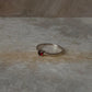 Garnet Solitaire 925 Sterling Silver Ring
