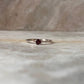 Garnet Solitaire 925 Sterling Silver Ring
