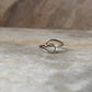 Beach Wave Handcrafted 925 Sterling Silver Ring