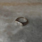 Clear Quartz Signet 925 Sterling Silver Ring