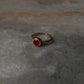 Carnelian Dot Band 925 Sterling Silver Ring