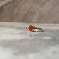 Carnelian Dot Band 925 Sterling Silver Ring