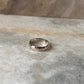 Hammered Thick Unisex Band 925 Sterling Silver Ring