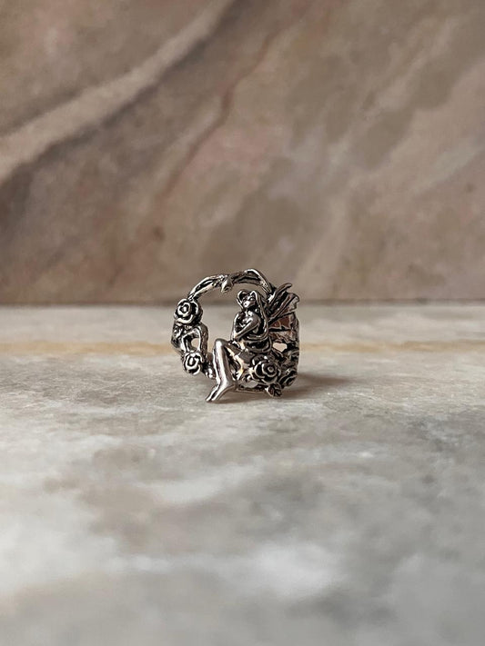 Fairy In Forest 925 Sterling Silver Ring
