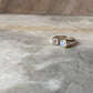 Moonstone Contemporary Double Square 925 Sterling Silver Ring