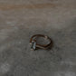 Blue Topaz Side Stone 925 Sterling Silver Ring