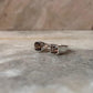 Smokey Quartz Double Square 925 Sterling Silver Ring