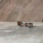 Smokey Quartz Double Square 925 Sterling Silver Ring