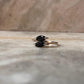 Black Onyx Marquise Double Stone Cut 925 Sterling Silver Ring