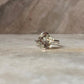 Green Amethyst Square Statement 925 Sterling Silver Ring  