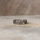 Celtic Knot Full Band 925 Sterling Silver Ring close-up  