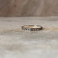 Star Hexagon Band 925 Sterling Silver Ring close-up  