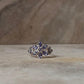 Tanzanite Flower 2 925 Sterling Silver Ring