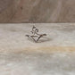 Vintage V Stack 925 Sterling Silver Ring