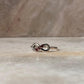 Garnet Infinity 925 Sterling Silver Ring