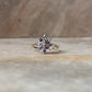 Tanzanite Floral 925 Sterling Silver Ring