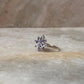Tanzanite Floral 925 Sterling Silver Ring