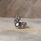 Smokey Quartz Dragonfly 925 Sterling Silver Ring