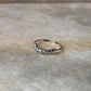 Blue Topaz Crown Stone 925 Sterling Silver Ring