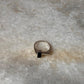 Black Onyx Side Stone Contemporary 925 Sterling Silver Ring