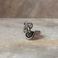 Smokey Quartz Dragonfly 925 Sterling Silver Ring
