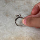 Forest Enchantment (Hedgehog, Mushroom) 925 Sterling Silver Ring