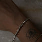 Plain Silver 5mm Balls Handcrafted 925 Sterling Silver Bracelet