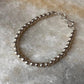 Plain Silver 5mm Balls Handcrafted 925 Sterling Silver Bracelet
