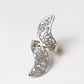 Antique Bohemian Flower Filigree work 925 Sterling Silver Ring