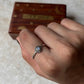 Moonstone Round Boho Stackable 925 Sterling Silver Ring
