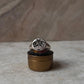 Moth Cosmic Engraved Signet 925 Sterling Silver Ring