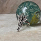Mystical Angel Adjustable 925 Sterling Silver Ring