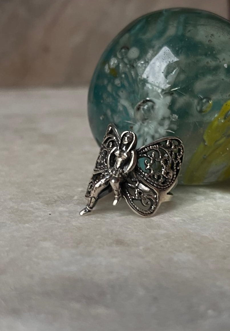 Angel 925 Sterling Silver Ring
