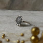 Big Sunflower Detailed 925 Sterling Silver Ring