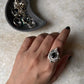 Black Onyx Storage Box 925 Sterling Silver Ring